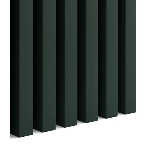 Sötétzöld Lamella falburkolat - Dark Green lamella dekorléc (3x275cm)