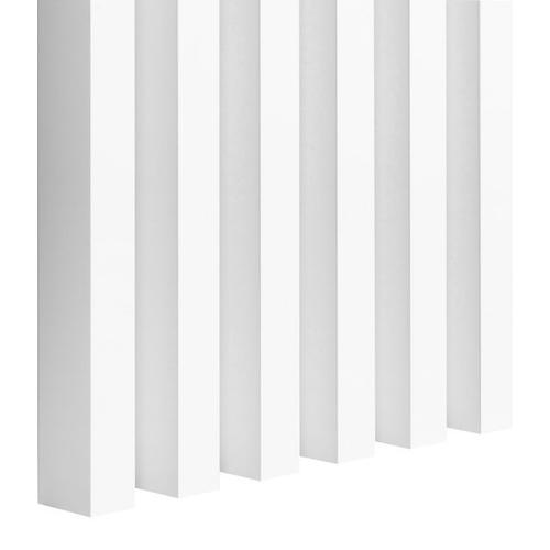 White matt fehér színű lamella falburkolat, beltéri falpanel (2,9x275cm)