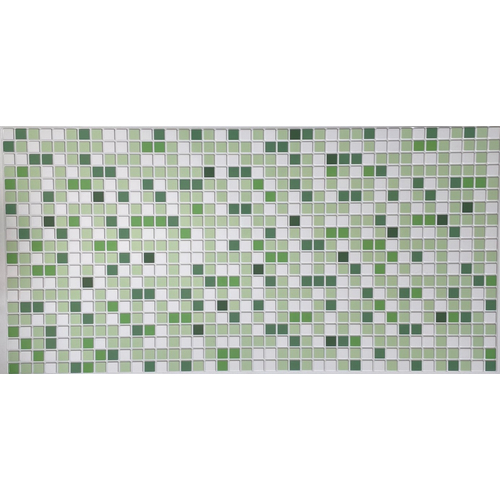 FLEXWALL Spring - Tavasz zöld Mozaik PVC falpanel, 96x48 cm