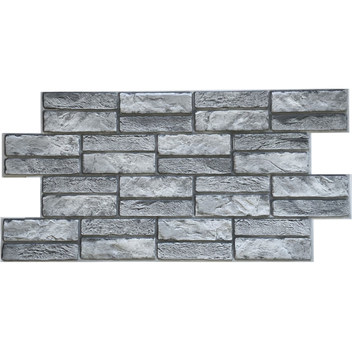 FLEXWALL Stone Expanse Grey - Szürke Kő PVC falpanel 95,5x47,6 cm