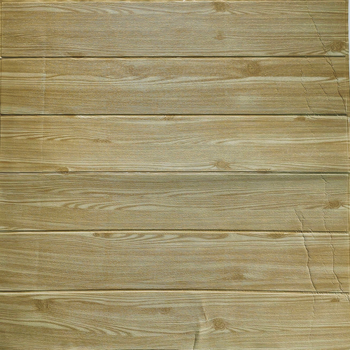 Bleached pine board - Világos fenyő deszka szivacsos öntapadós 3d falmatrica