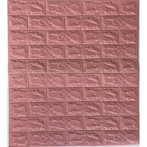 10 db RC öntapadós rózsaszín szivacsos falpanel