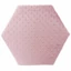 KERMA Hexagon falpanel minky textil gyermek falburkolat, több színben - Dusty baby pink minkyg4