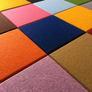 KERMA filc panel bordó-212 25x25cm