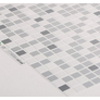 50876 mozaik csempe szürke Regul PVC falpanel