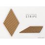 CORKBEE Stripe parafa dark green falpanel