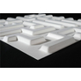 Liza labirintus 3D-s polimer vízálló festhető strapabíró műanyag falpanel