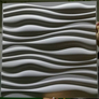 ZSÓFIA hullámos 3D-s polimer vízálló festhető falpanel