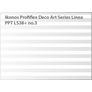 Deco Art Linea világos ezüst öntapadós üvegfólia csíkos mintázattal 140 cm széles -  NO5