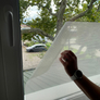Deco Art Linea öntapadós üvegfólia hatszögletű pöttyös mintázattal 140 cm széles -  NO8