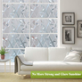 10249 - 3D bambuszos sztatikus ablakfólia, ragasztó nélküli 45 cm x 1,5 m