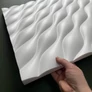 Kép 13/16 - MYWALL DESERT hullámos fehér festhető falpanel, EPS polisztirol burkolat