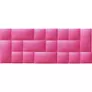Rózsaszín műbőr falvédő-190 faldekoráció (200x75 cm)