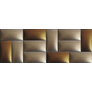 Arany műbőr falvédő-168 P-51 faldekoráció (200x75 cm)