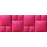 Rózsaszín műbőr falvédő-54 faldekoráció (200x75 cm)
