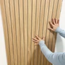 Kép 14/19 - famintás öntapadós lamella falpanel beige
