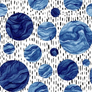 AQUA DOTS vízcseppek kék mintás 45cm x 15m öntapadós tapéta
