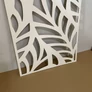 Kép 15/16 - Fali dekorpanel, ágak minta, 50x150 cm, 3 mm HDF - Fehér falburkolat