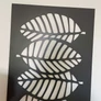 Kép 15/18 - Fali dekorpanel, levél minta, 50x150 cm, 3 mm HDF
