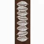 Kép 5/12 - Fali dekorpanel, levél minta, 50x150 cm, 3 mm HDF - FP3 dió fa falburkolat