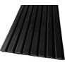 Kép 5/12 - Kerma lamella falburkolat filc alappal 35x280 cm fekete színben LAN-105