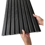 Kép 3/12 - Kerma lamella falburkolat filc alappal 35x280 cm fekete színben LAN-105