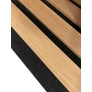 Kép 16/16 -  Lamella falpanel, Bükk famintás, fekete filc alappal, Madrid, 100x280cm L-280
