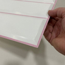 12db White Pink Seam fehér csempe PVC műanyag burkolat