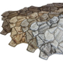 A Rock-Kőmintás PVC falpanel a következő színekben érhető el: bézs,barna,homok,világos és sötét szürke