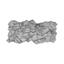 Rock dark grey- sötét szürke színű kőmintás PVC falburkolat