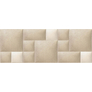 Bézs árnyalatú modern textil falvédő-10 (200x75 cm) Kerma falpanelekből