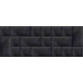 Fekete színű modern textil falvédő-15 (200x75 cm) Kerma falpenelekből