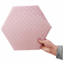 KERMA Hexagon falpanel minky textil gyermek falburkolat, több színben