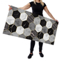 Hexagon szürke fekete Wallplex konyhai falburkolat