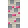 Előszobafal-40 hangszigetelő 2cm vastag műbőr falpanelekből, beige, rózsaszín, szürke színű