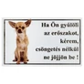 Kép 1/6 - Információs tábla , Csengetés nélkül ne jöjjön be