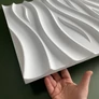 Kép 19/21 - MYWALL OCEAN hullámos fehér EPS polisztirol festhető falpanel, modern falburkolat