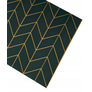 Zöld és arany mintás Polistar falpanel burkolat