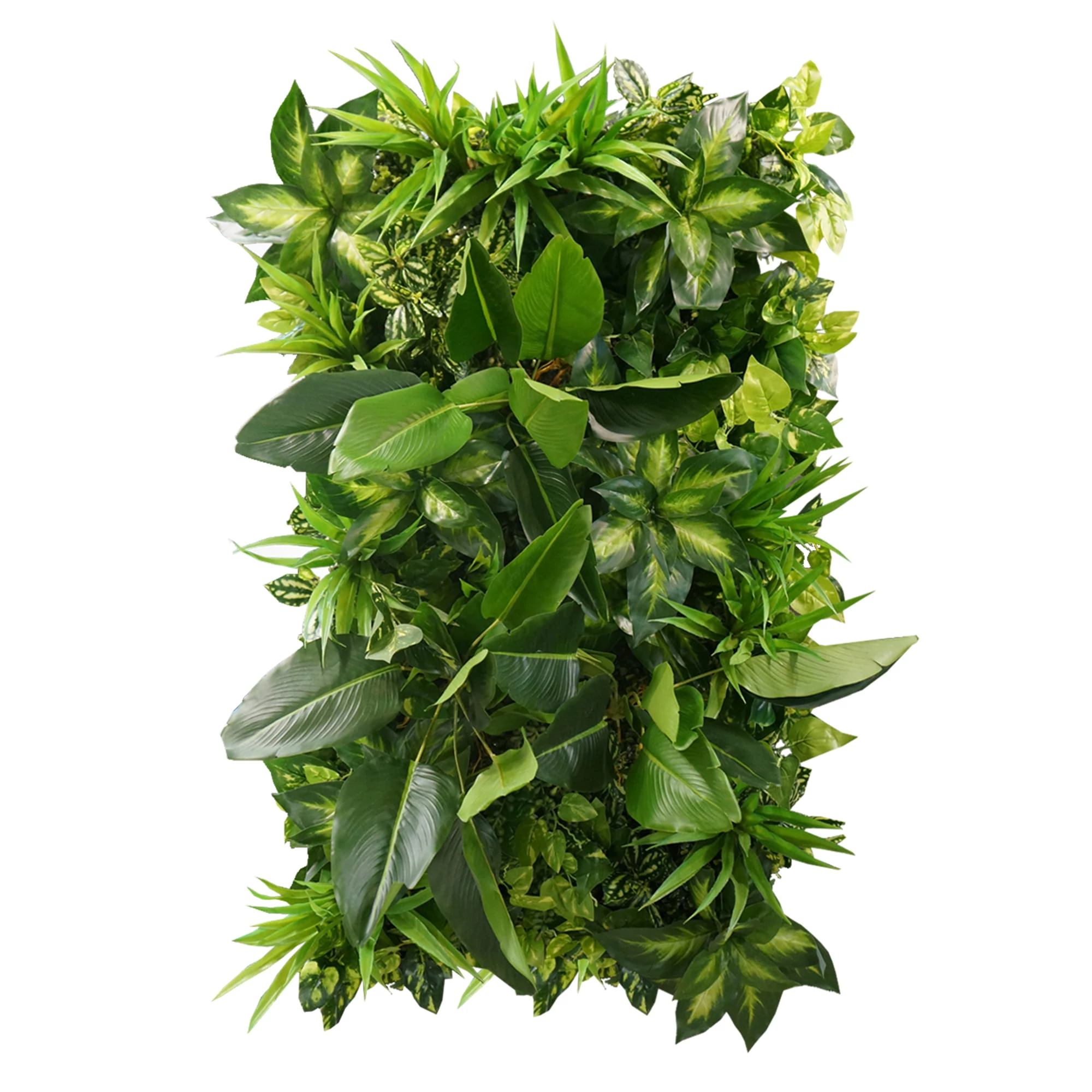 GD120 50x100 cm prémium egyedi kézzel készített élethű műanyag növényfal panel